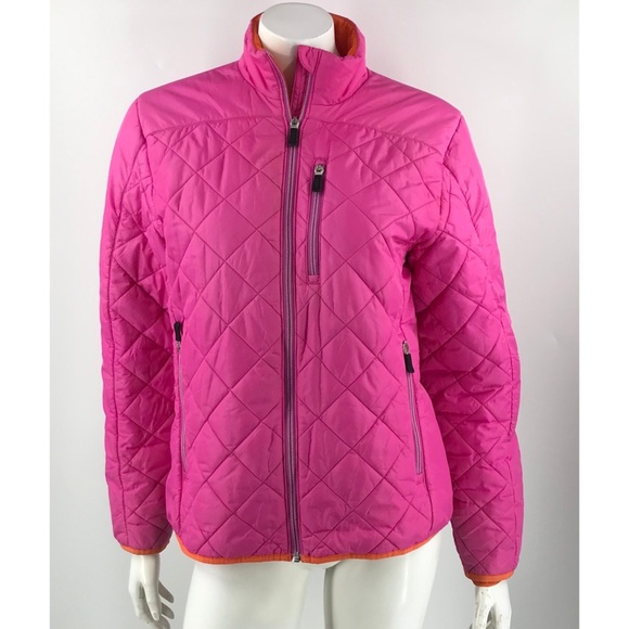 Lands' End Jackets & Blazers - Lands End Pink Lined Winter Sports Jacket